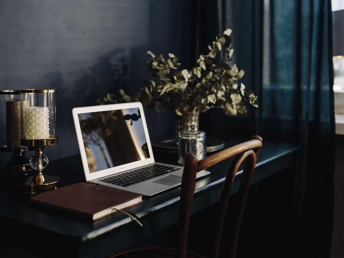 Modern office workspace